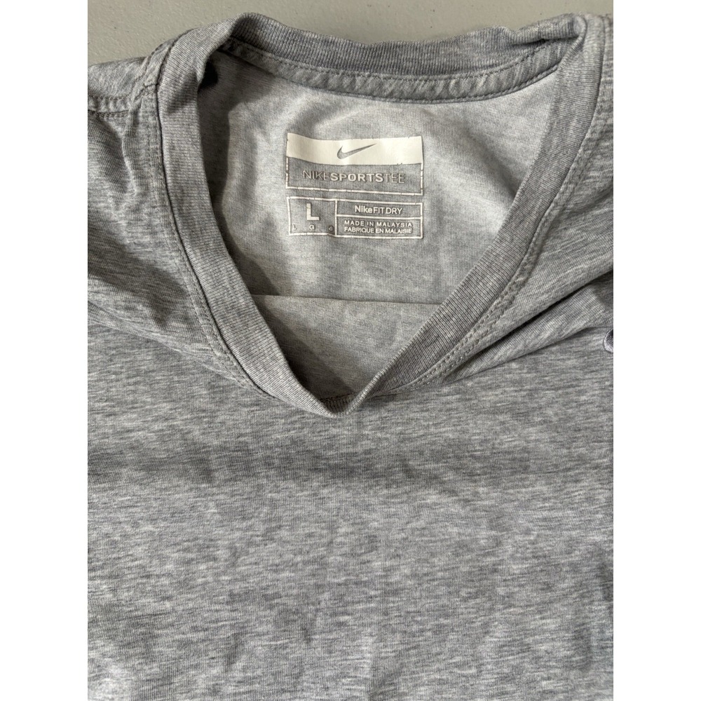 Nike T Shirt Grey Womens Large NBC Olympics Logo - Picture 2 of 6